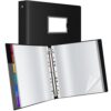 Uquelic 50-Pocket Binder with Plastic Sleeves for Letter/A4 Size