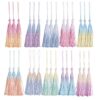 urmetimern 30 Pcs Bookmark Tassels, Mini Tassels for Bookmarks, 10 Colors