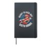 USA Sixth GRADE Soccer Teacher Game On Tiny Humans Patriotic Hardcover Journal, Black