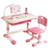 [US Full Range]Kids Study Desk and Chair Set, Adjustable, Sitting Corrector