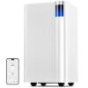 Uthfy Dehumidifiers for Home,Dehumidifier for Basement with Drain Hose, 24 H Timer & Child Lock, Ideal for Home, Bedroom, WIFI