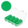 uxcell 100Pcs Plastic Poker Chips, 37mm, Dark Green