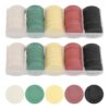 uxcell 200Pcs Plastic Poker Chips, 1.38", Red/Yellow/Black/White/Green