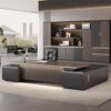 UZZUR Executive Office Desk, Large L-Shaped Desk (Left, 110in)