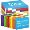 V-Opitos 72 Pack Bulk Hanging File Folders with 1" Expansion