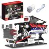 V8 Engine Building Block Kit Toy for Boys Age 8-12 and Adults - with Electric Motor that Runs; Compatible with Lego Technic Bricks; 1151 Pieces; Birthday Gift for Kids and Teenagers