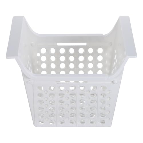 Vaguelly Expandable Chest Freezer Organizer Bins with Adjustable Design, Non-slip Plastic Storage Basket for Refrigerator and Kitchen Food Pantry, Easy Cleaning Flexible Storage Solution