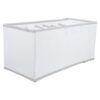 Vaguelly Foldable Clothes Storage Organizer Basket with Large Capacity and Sturdy Pvc Material, Space-saving Wardrobe Drawer Container for Jeans and Bedding Sheets in Closet or Dresser