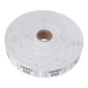 Vaguelly Raffle Tickets Roll with Consecutive Numbers White for Events and Perforations, Numbered Paper Tickets Time-Saving Entry Management with Stylish Design for Fundraiser and Party