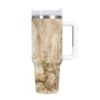 VALOR SUPPLY Parchment Study Bloom Dark Academia Book Lover handled tumbler