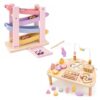 Vanplay Wooden Montessori Learning Toy Set for 1 Year Old Girl Gifts