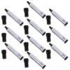 VANZACK 10pcs Large Tip Permanent Marker Thick Black Office Labeling