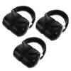 VANZACK 3pcs Black Safety Ear Muffs with Professional Noise Reduction