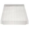 VANZACK 5pcs Seed Starter Tray Plastic Grid Flat Stackable
