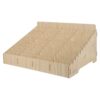 VANZACK Wooden Phone Storage Box 48 Grid Slanted Desktop Organizer