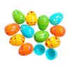 Vaveren 12Pcs Empty Easter Eggs Colorful for Mini Surprise Eggs Easter Basket Stuffers