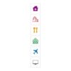 Vaveren Cartoon Stamps DIY Accessories Versatile Art Crafts Self Ink Stamps for Card Making Scrapbooking Supplies Painting Journaling, Style E