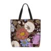 VBBHYGFG Tote Bags for Man Vintage Botanical Flower Pattern