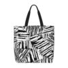 VBBHYGFG Tote Bags for Women Distorted Black White Zebra