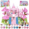 Vdealen 300 PCS Magnetic Blocks-Magnetic Building Blocks, Stacking Magnetic Cubes Toy for Kids, STEM Montessori Sensory Toys for Boys and Girls Age 3 4 5 6 7 8 9 10 11 12 Christmas Birthday Gift