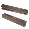 Veemoon 2pcs Jumbo Wooden Clothespin Towel Holder, 30x4x5cm Rustic Hook