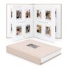 Veicevol 128 Pockets Photo Album for Instax Mini & Polaroid 2x3 inch, Beige