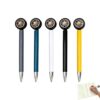 Velluto 5-Pack Car Tire Shape Gel Pens, Fidget Spinning Ballpoint Pens with Tyre Rotating Wheel Design, Quick-dry for School, Office, and Exam Study