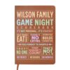 VELMORAS Game Night Score - Personalized Leather Journal