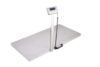 VEMOKO Livestock Scale 1100lb×0.2lb,Rechargeable Large Dog Scale 40.7"×20.9" Stainless Steel Non-Slip Platform,Animal Weight Scale for Large Breed Dogs,with Stand Rod