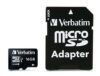 VER44082 - Verbatim 16GB Premium microSDHC Memory Card with Adapter, UHS-I Class 10