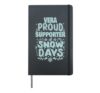 Vera Supporter of Snow Days Vera Christmas Winter Holiday Hardcover Journal, Black