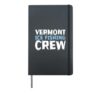 Vermont Ice Fishing Crew Hardcover Journal, Black