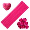 Veroave Pipe Cleaners, 60 PCS Pink Pipe Cleaners Crafts