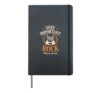 Very Important Rock Please Do Not Touch Stone Hardcover Journal, Black