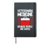 Veterinary Medicine Art For Men Women Veterinarian Vet Med Hardcover Journal, Black