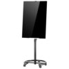 VEVOR Glass Dry Erase Board 35.4 x 23.6 in Magnetic Whiteboard Round Base