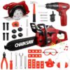 Vextronic Kids Tool Set with Electric Toy Chainsaw and Drill, 36-Piece
