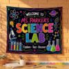 Vibrant Art Studio Elementary Middle School Teacher Classroom Tapestries