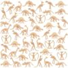 VICROIC 60 PCS Dinosaur Fossil Skeletons, Assorted Dinosaur Skeleton Toys Figures for Science Play Dino Sand Dig Party Favor Decorations