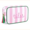 Vidroxin Mahjong Tile Bag with Zipper, Mah Jong Bags for 166 American Mahjong Tiles (1.2") for Travel & Game Night Party，Orange