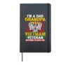 Vietnam Veteran Dad Grandpa Nothing Scares Me Hardcover Journal, Black