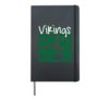 Vikings Cheer Back To School Cheerleading Spirit G Hardcover Journal, Black