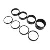 Vikye M54x0.75 Telescope Extension Tube Set, 8 Pcs Astronomy Spacer Kit