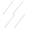 VILLCASE 4pcs Aluminum Heat Transfer Rods Solid Thermal Conductivity Sticks for Stem Physics Labs Educational Experiments Reusable Science Tools for Classroom Use