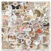 Vintage Aesthetic Stickers, 120Pcs Cute Retro Journaling Scrapbooking Stickers Pack for Adult Women Teen Grils, Waterproof Vinyl Decals for Water Bottle Laptop Computer Phone Case