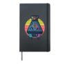 Vintage Arcade Gift - Men or Women Flipper Hardcover Journal, Black