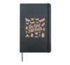 Vintage Be Kind To All Kinds Bugs Entomology Entomologist Hardcover Journal, Black