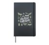 Vintage Be Kind To All Kinds Bugs Entomology Entomologist Hardcover Journal, Black