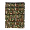 Vintage Botanical Book Sleeve Cottagecore Book Pouch Protector Zipper Cover