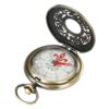 Vintage Bronze Compass Retro Pocket Watch Design Compass for Outdoor Hiking